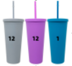 USA Presale_ Soft Matte 19oz 22oz Double Walled Plastic Cup with Lid and Straw_ miki