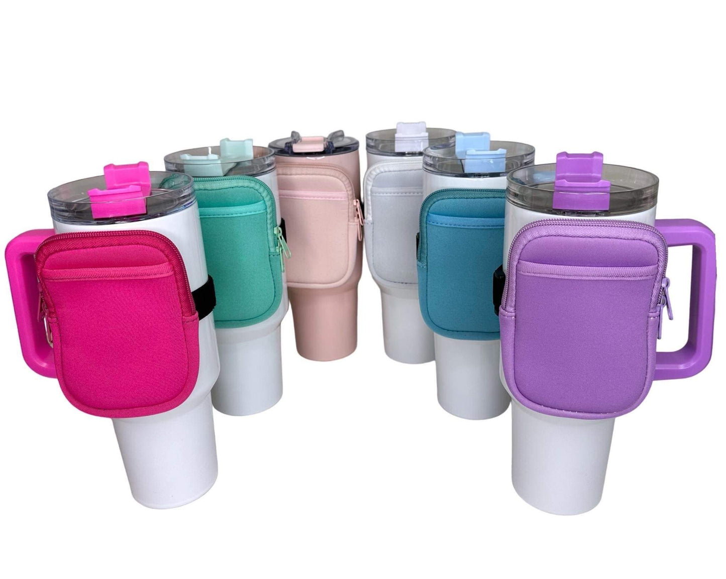 Neoprene Water Bottle Pouch with Zipper for 40oz tumbler_miki