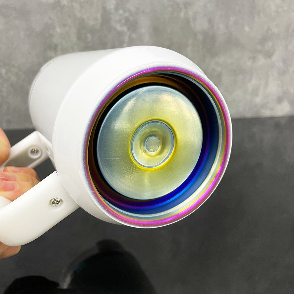USA Presale_ Rainbow Plated H2.0 40oz Quencher Tumbler with Removal Handle and Hidden Storage Compartment for Laser Engraving_ miki