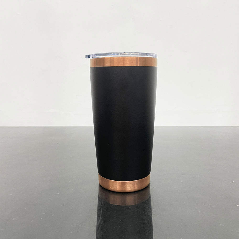 USA RTS_ Copper Plated Yeti Style 20oz Powder Coated Coffee Mug With Magnetic Slide Lid For Laser Engraving_Miki