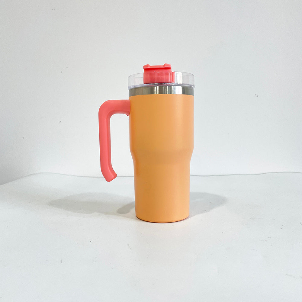 🔥USA RTS sublimation matte 20oz kids tumblers with handle_miki