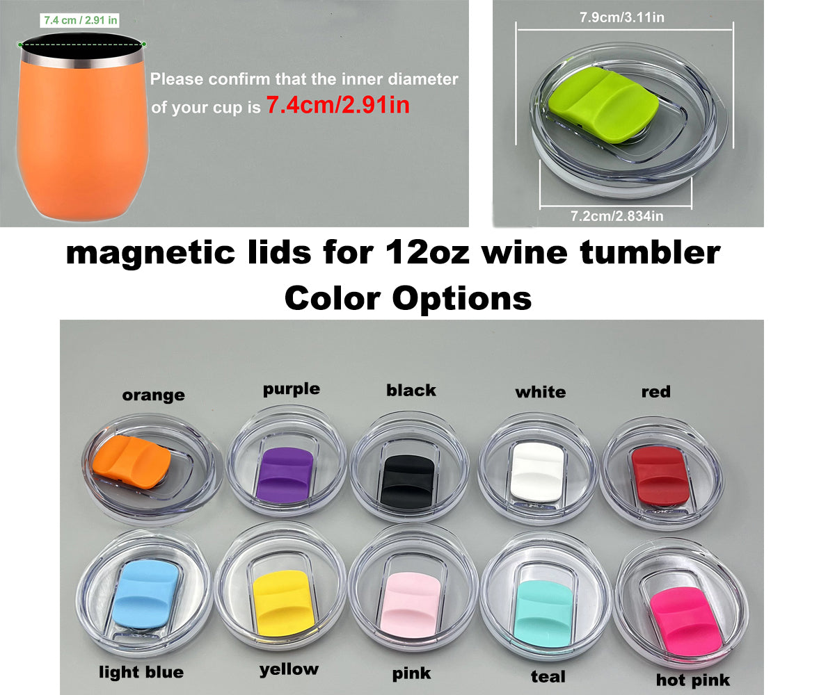 Magnetic lids for 20oz & 30oz car tumbler_Miki
