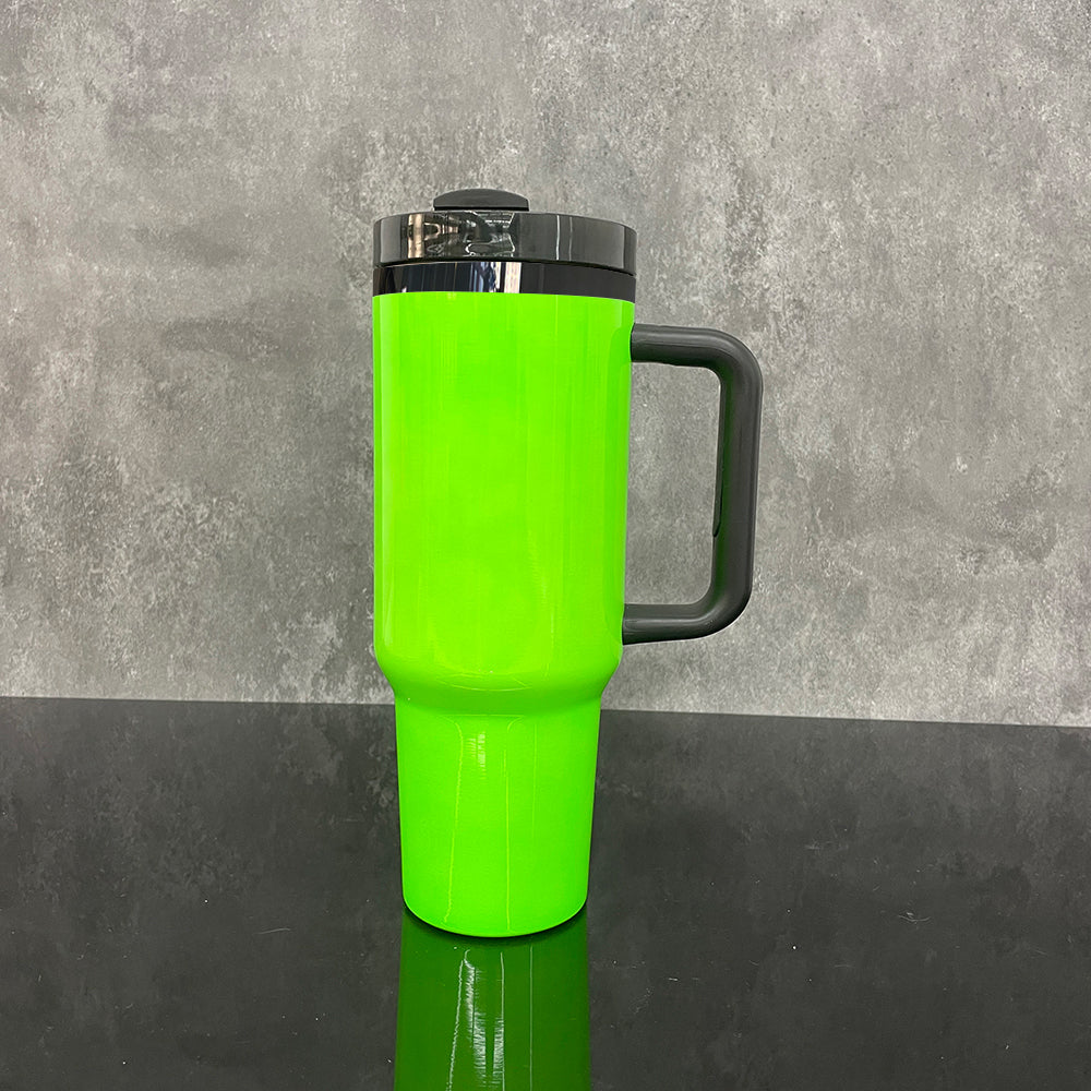 sublimation neon colored black underneath H2.0 40oz quencher tumbler with lid and straw for laser engraving_miki