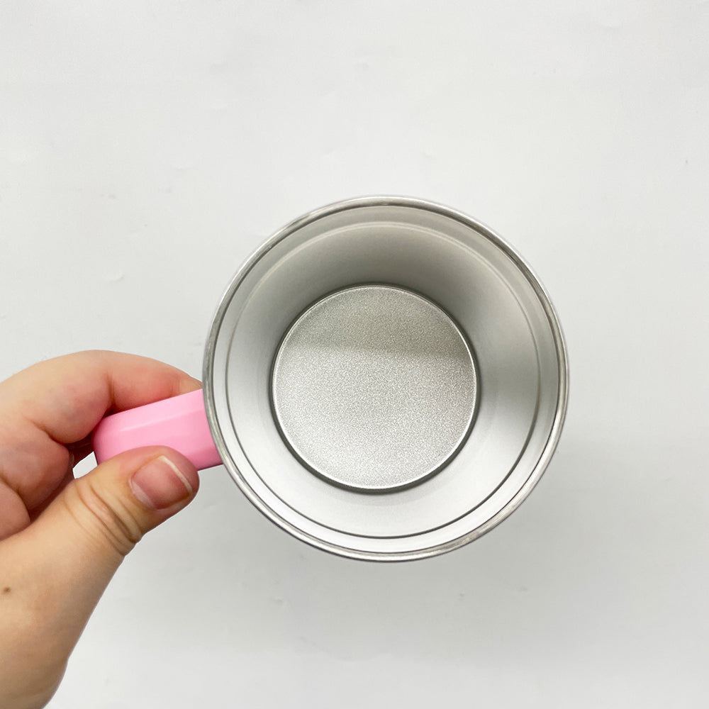sublimation colored magnetic lid 10oz stainless steel coffee mugs with removable handle and metal straw_miki