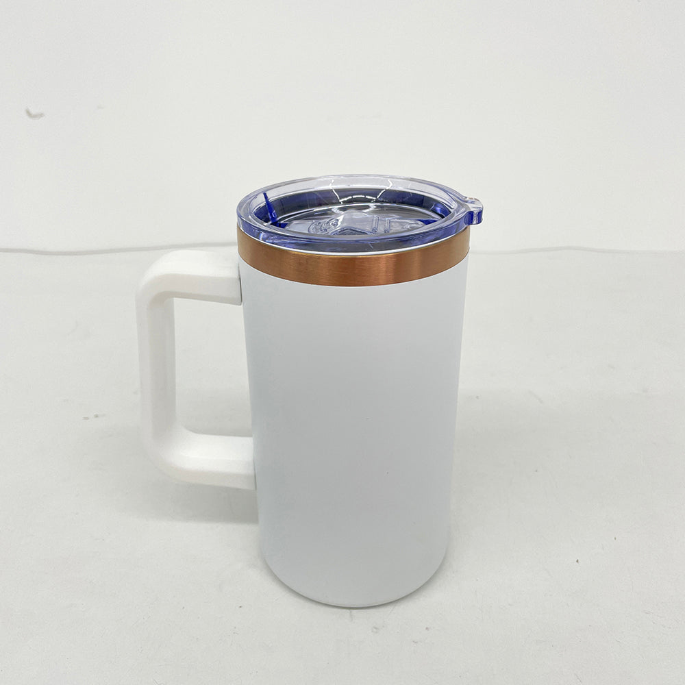 USA Presale_ 20oz Copper/ Rainbow Plated Stainless Steel Coffee Mugs with Removable Handle and Slide Lid for Laser Engraving_ miki