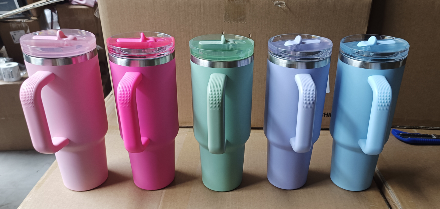 USA RTS_ ProTour Flip Straw 40oz Leak Proof Quencher Tumblers With Removable Lid and Handle for Laser Engraving_ miki