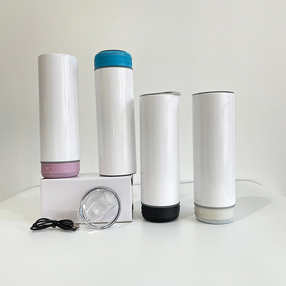 20oz Blank sublimation glow in the dark speaker tumbler_miki