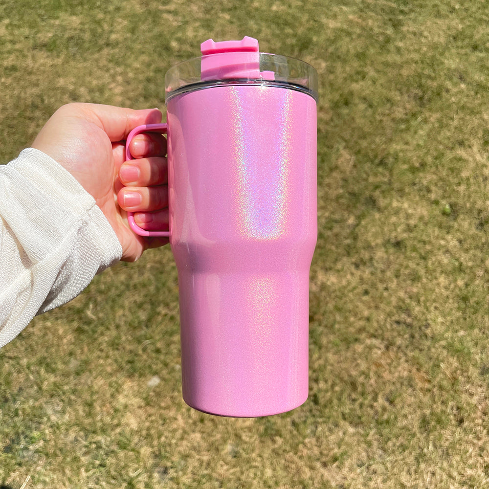 blank sublimation shimmer 20oz kids tumblers_Miki