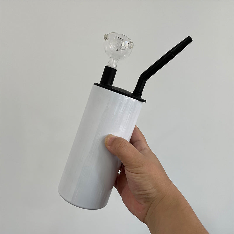 Sublimation White 15oz 20oz Straight Stainless Steel Hookah Tumblers_ miki