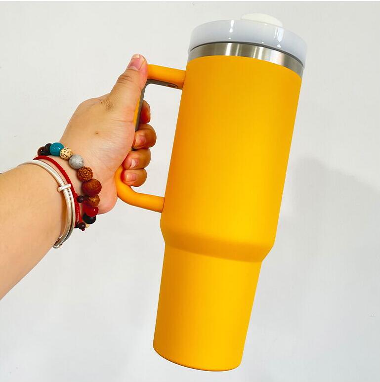 powder coated 40oz Yarrow tumbler for sunflower laser engraved_miki