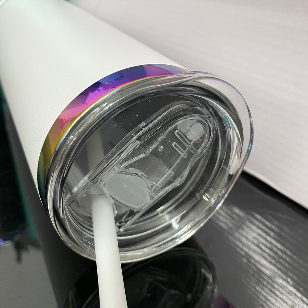 🌈🎵macaron color rainbow underneath 20oz Bluetooth speaker tumbler for engraving_miki