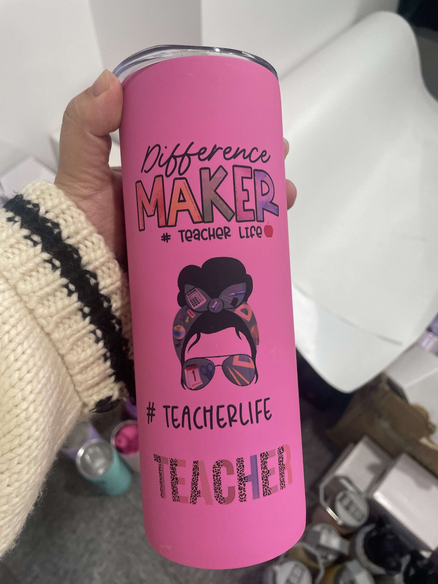 USA RTS_ Sublimation Matte Macaron Color 20oz Speaker Tumbler_miki