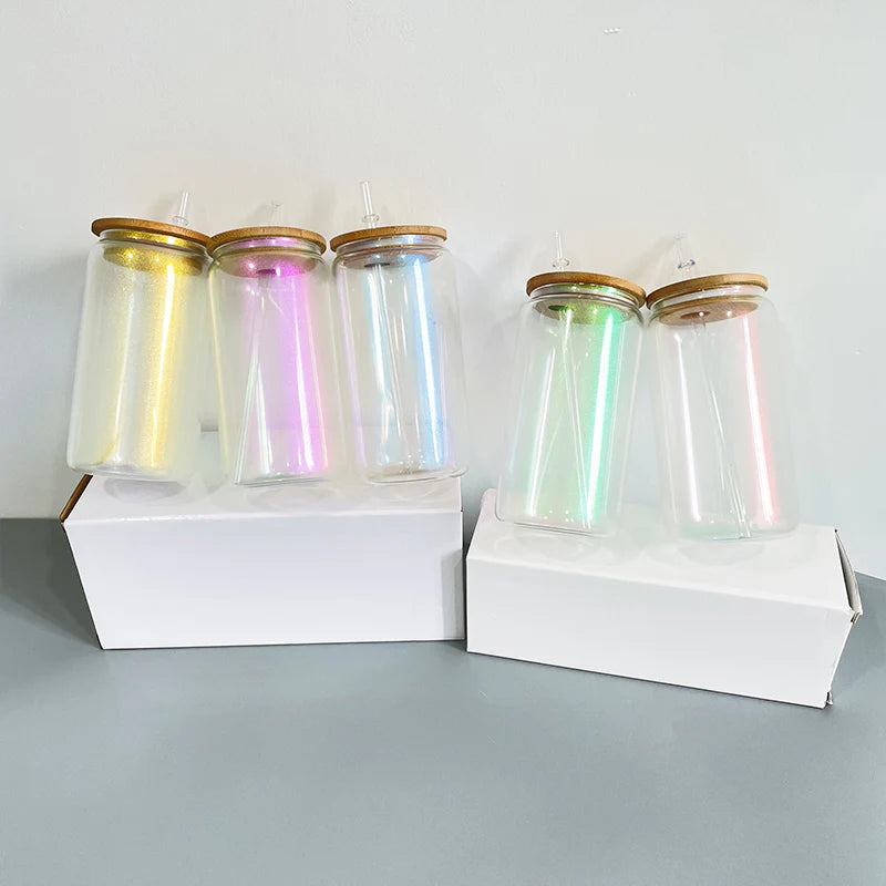 16oz sublimation iridescent glass can_miki