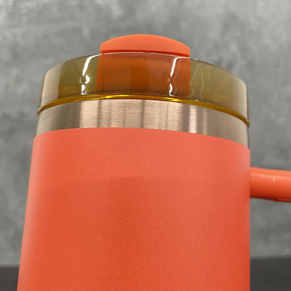USA RTS_ Copper Plated Maple Leaf Red Powder Coated H2.0 40oz Quencher Tumbler For Laser Engraving_miki