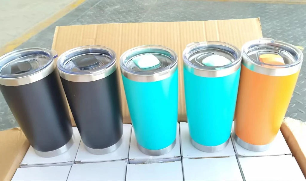 20oz Yeti Style Powder Coated Coffee Tumblers with Magnetic lids for laser engraving_miki