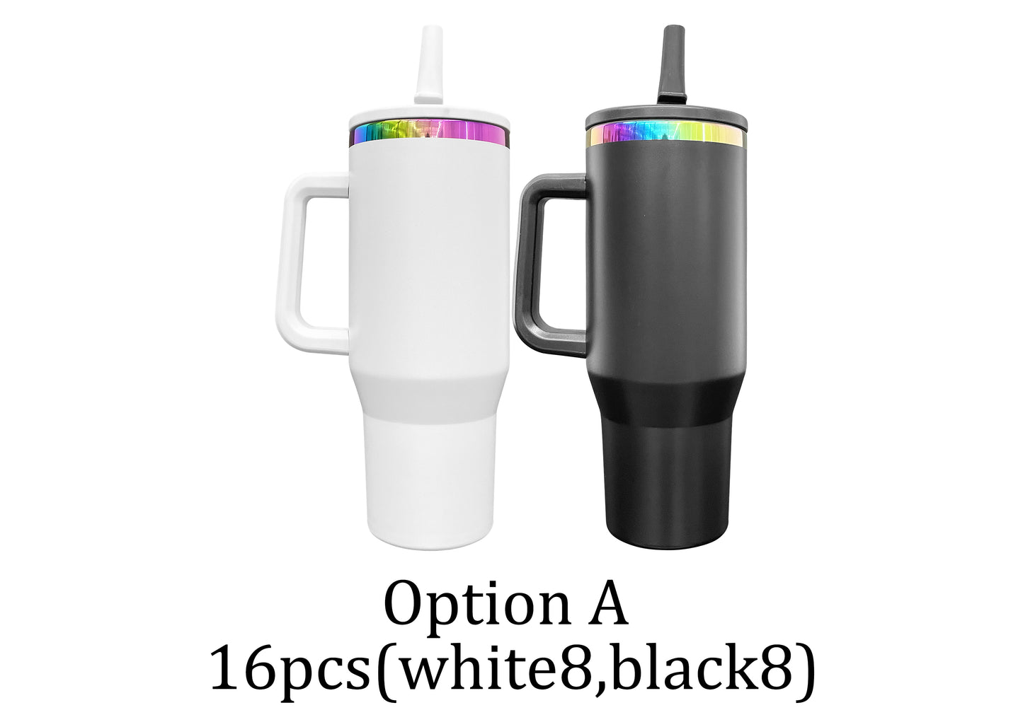 USA RTS_ Rainbow Underneath Leak Proof 40oz Powder Coated Quencher Tumblers with Removable for Laser Engraving_ miki