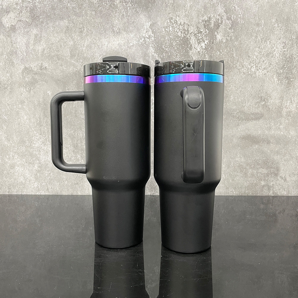 USA RTS_ Black Chroma Powder Coated 40oz Quencher Tumbler For Laser Engraving_miki