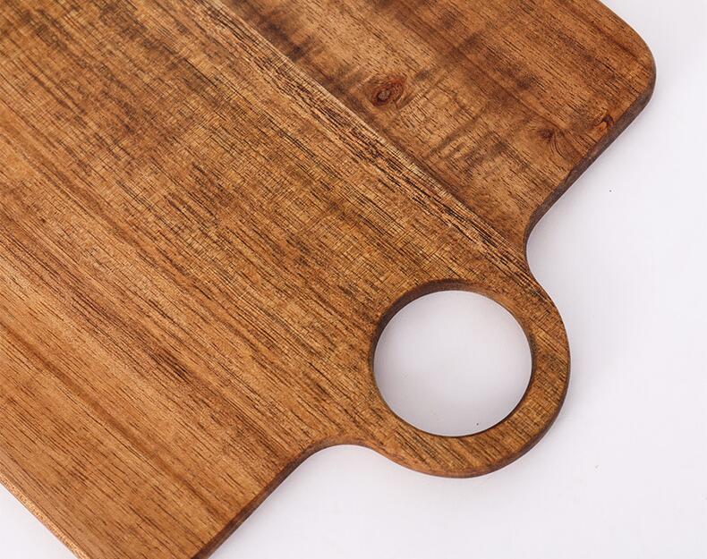 Acacia Wood Cutting Board for Kitchen Wooden Chopping Serving Board For Laser Engraving_miki