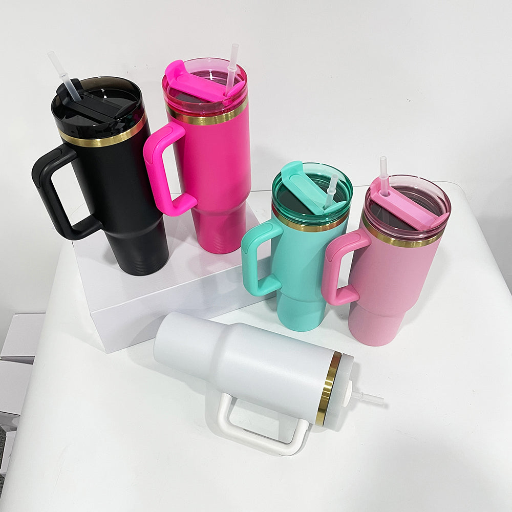 gold plated H2.0 40oz powder coated quencher tumblers_miki