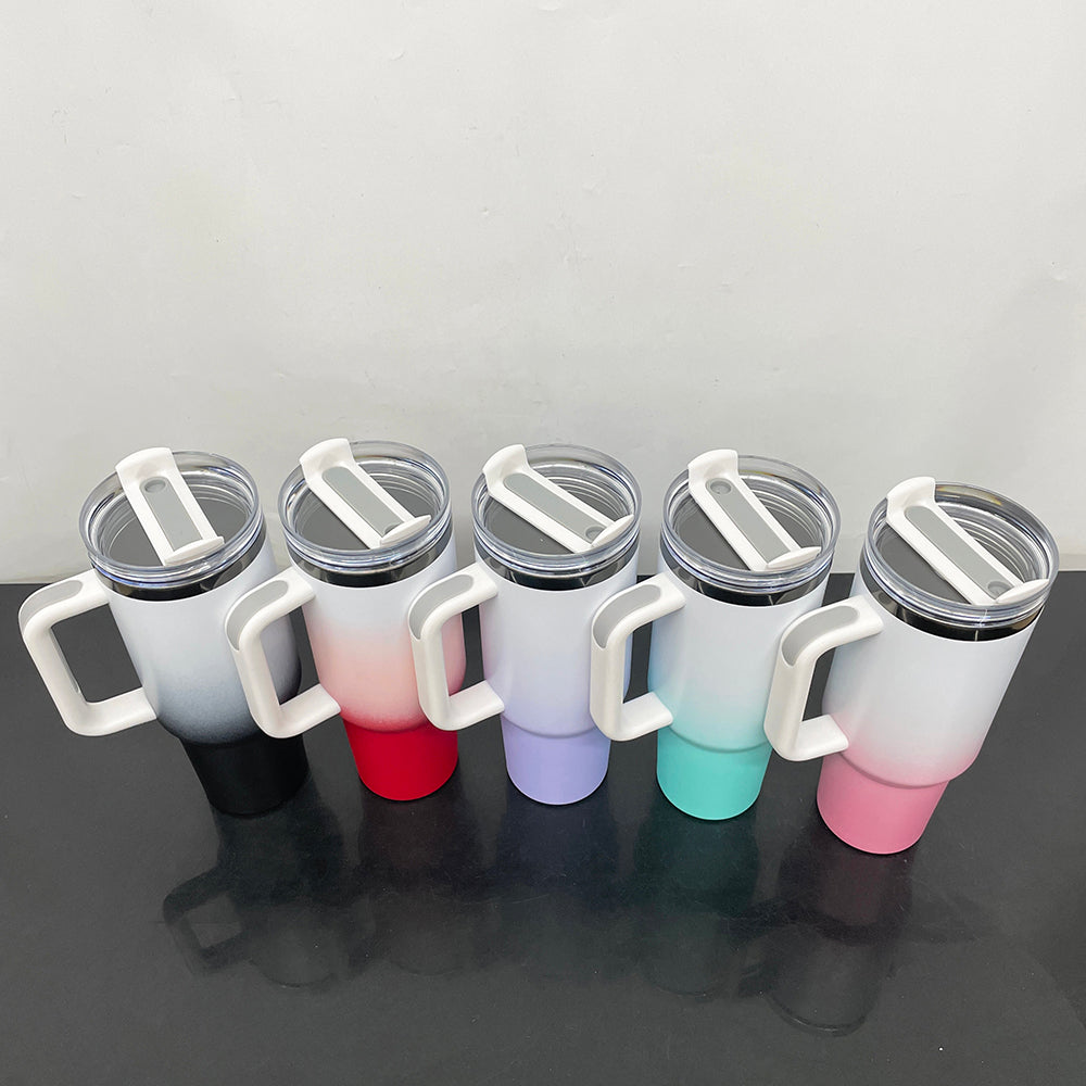 Black Underneath Ombre Powder Coated H2.0 40oz Quencher Tumblers for Laser Engraving_miki
