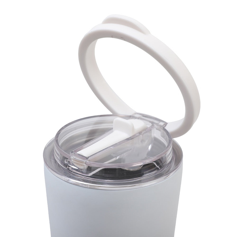 Powder Coated Flip Straw 24oz Stainless Steel Tumbler with Leak Proof Lid and Portable Handle for Laser Engraving_ miki