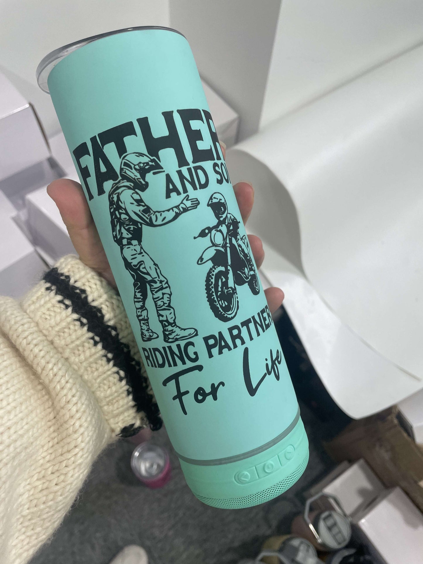 USA RTS_ Sublimation Matte Macaron Color 20oz Speaker Tumbler_miki