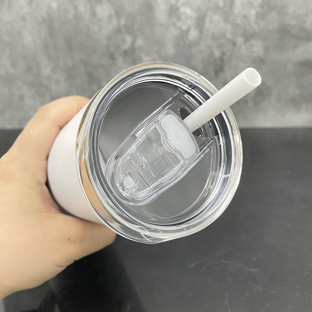 powder coated 20oz mirror copper underneath stainless steel straight tumblers for laser engraving_miki