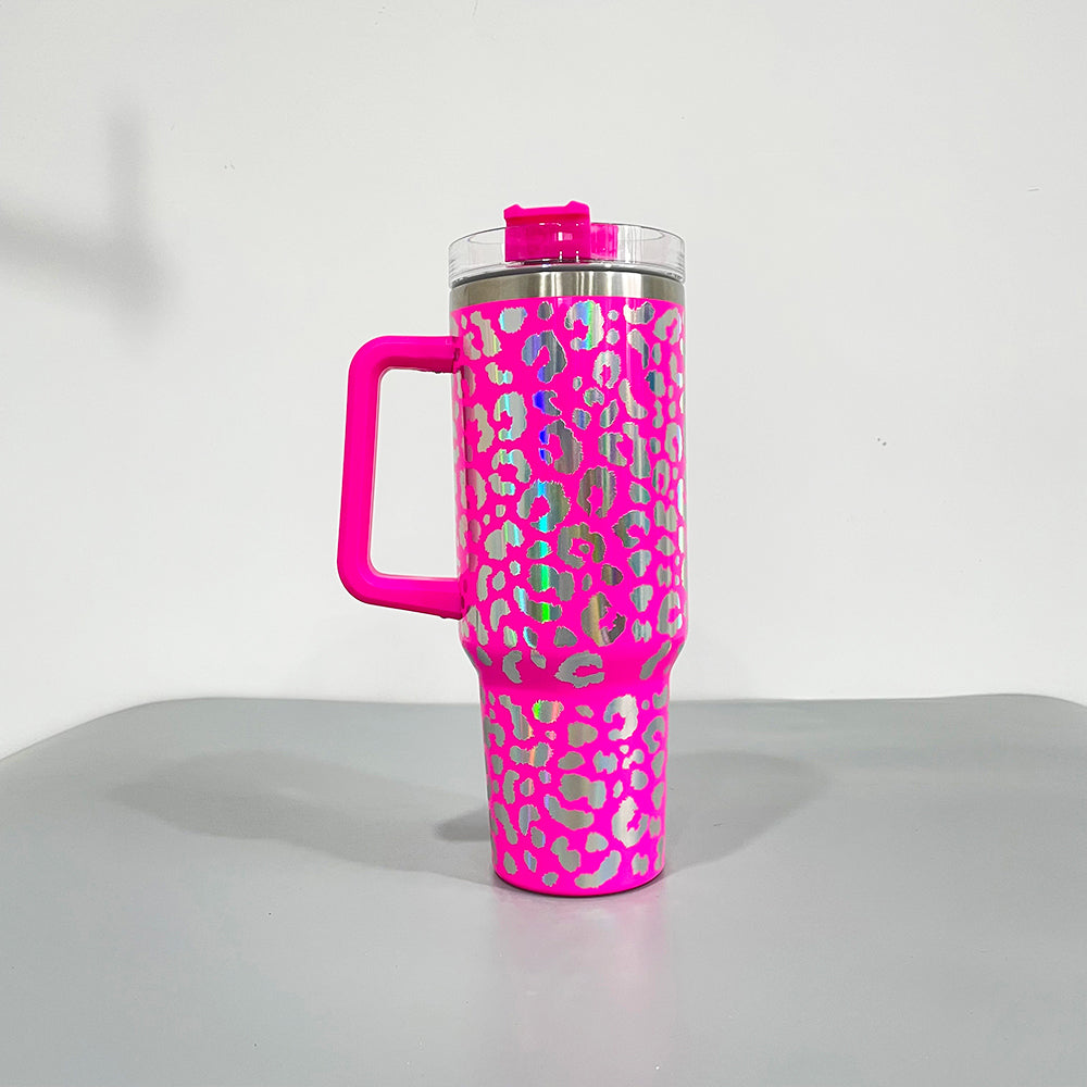 holographic leopard 40oz tumbler_miki