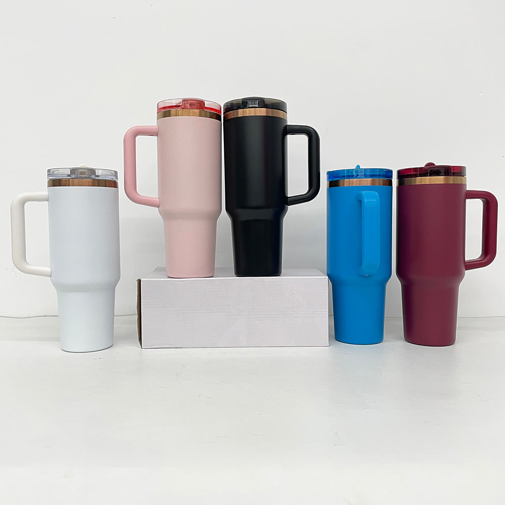 USA RTS_ ProTour Flip Straw 40oz Leak Proof Quencher Tumblers With Removable Lid and Handle for Laser Engraving_ miki
