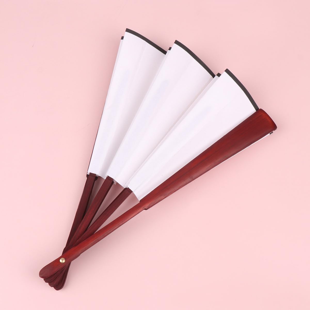 Sublimation Blank 8 Inch 10 Inch Rave Clack Folding Hand Fan Bamboo Foldable Handheld Fans for Women and Performance Festival_ miki