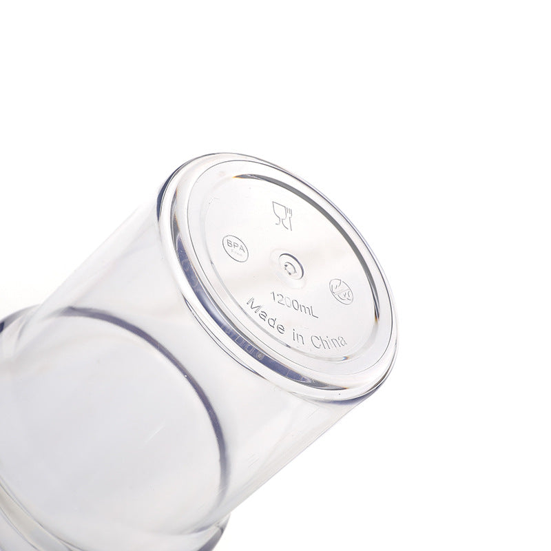 40oz Clear Plastic Tumbler with Handle, Colored Lid and Plastic Straw for UV DTF Wraps_ miki