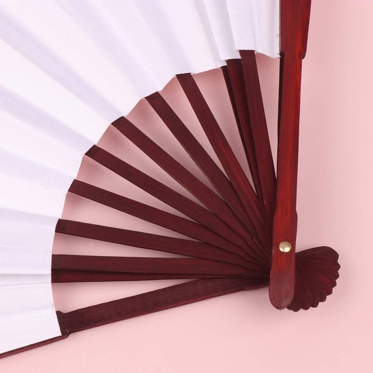 Sublimation Blank 8 Inch 10 Inch Rave Clack Folding Hand Fan Bamboo Foldable Handheld Fans for Women and Performance Festival_ miki