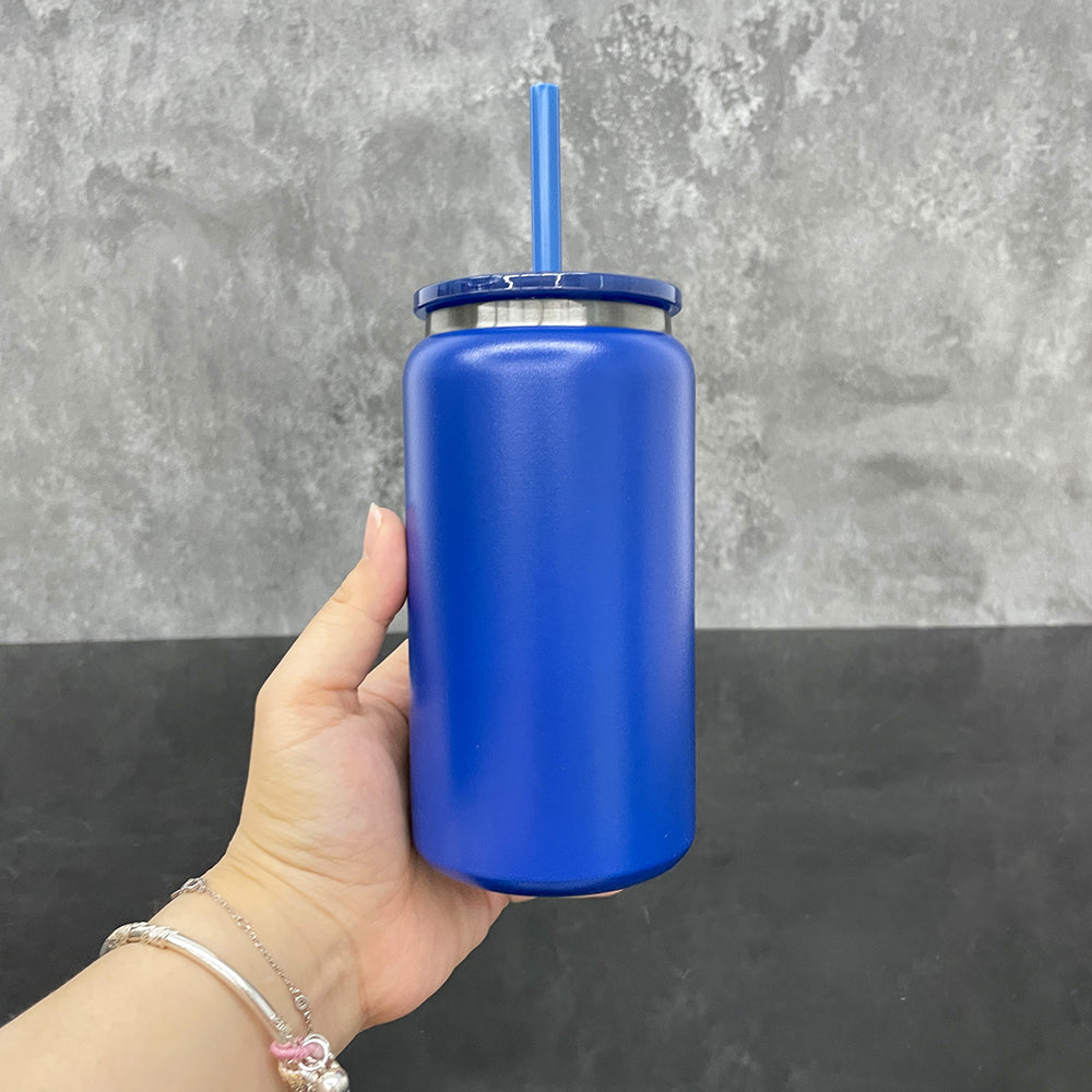 USA RTS_ Black Plated 16oz Vacuum Insulated Stainless Steel Can for Laser Engraving_ miki