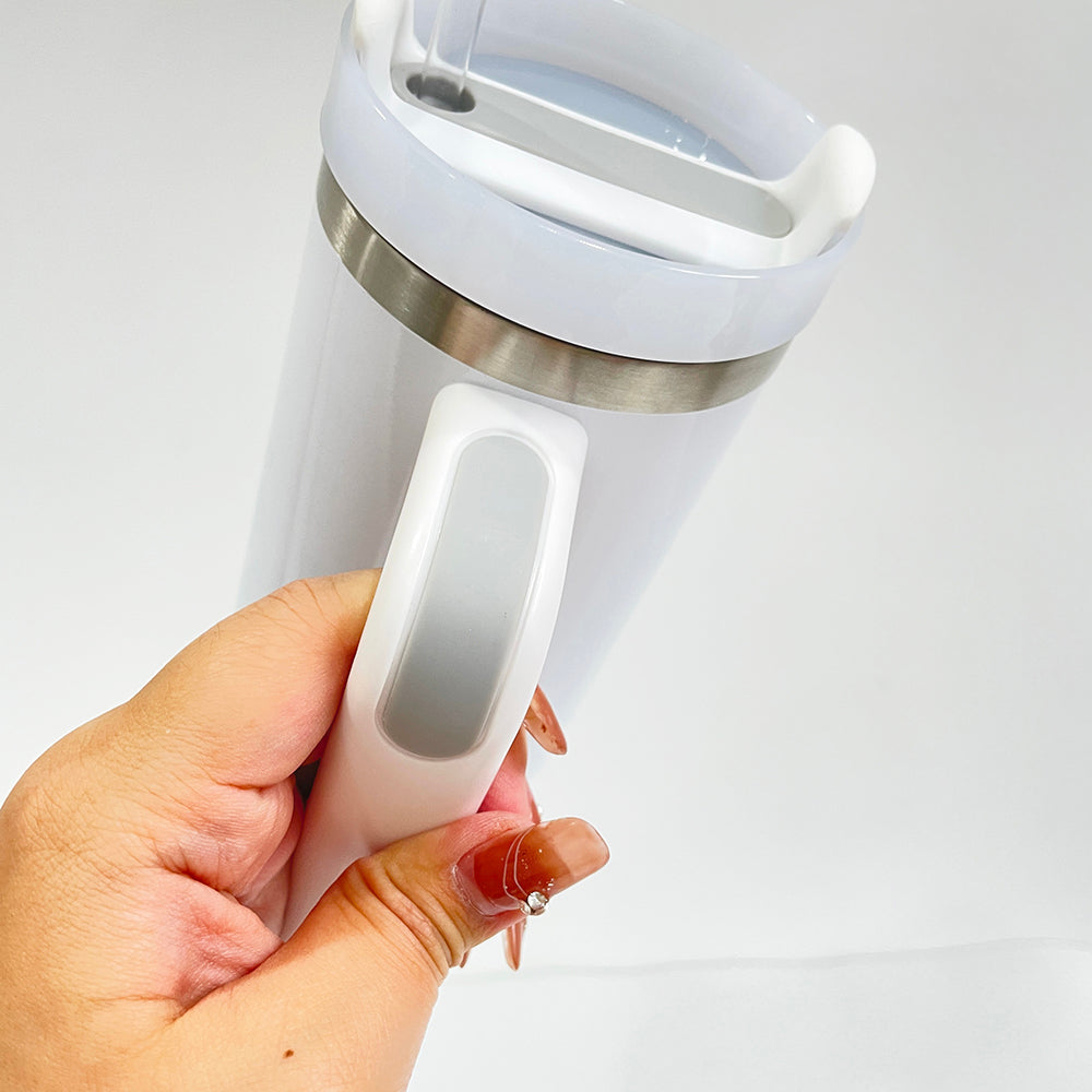 USA RTS_ Sublimation Glossy White H2.0 40oz Quencher Tumbler_ miki