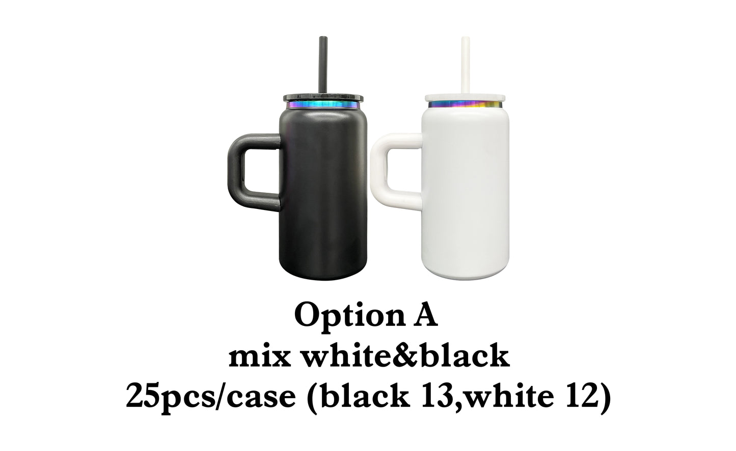 USA RTS_ rainbow underneath kids 16oz stainless steel can with removable handle for laser engraving and UV DTF wraps_miki