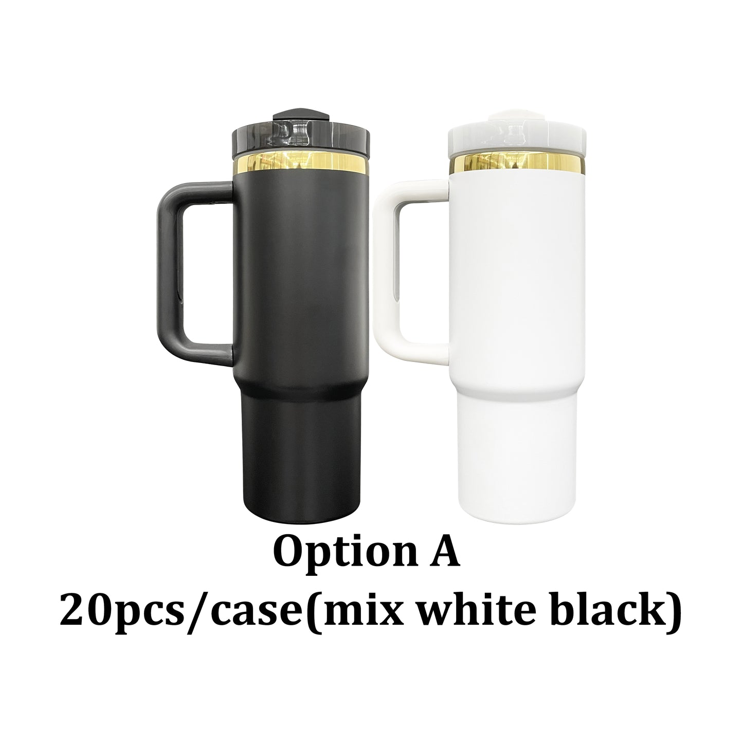 H2.0 30oz mirror gold plated Christmas colored powder coated quencher tumbler for laser engraving_miki