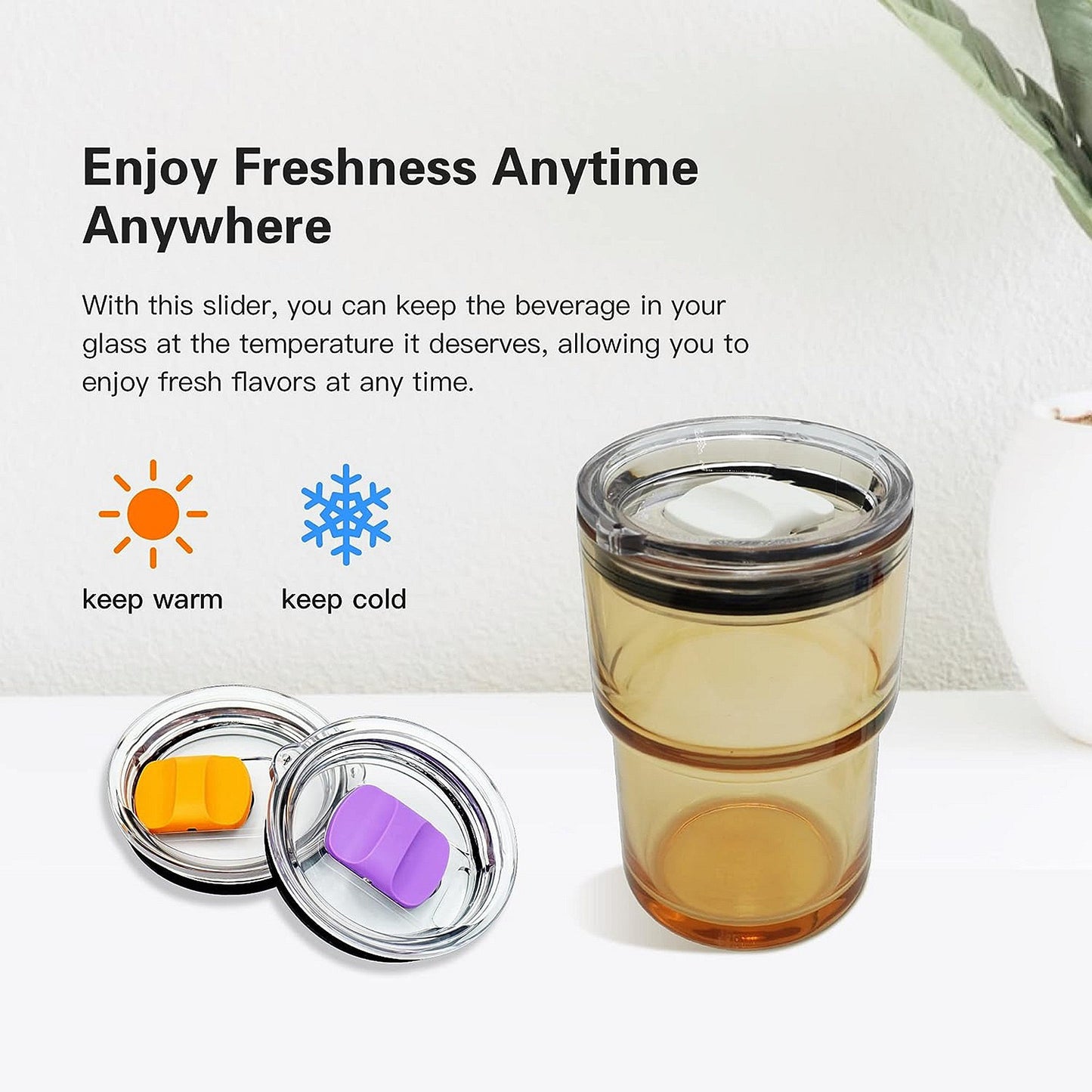 Magnetic lids for 20oz & 30oz car tumbler_Miki