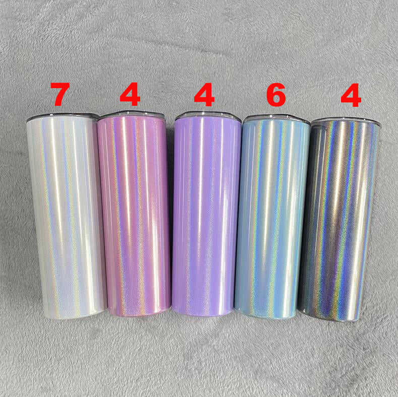 Sublimation 20oz Shimmer Straight Tumbler_ miki