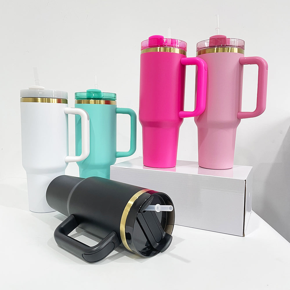 gold plated H2.0 40oz powder coated quencher tumblers_miki