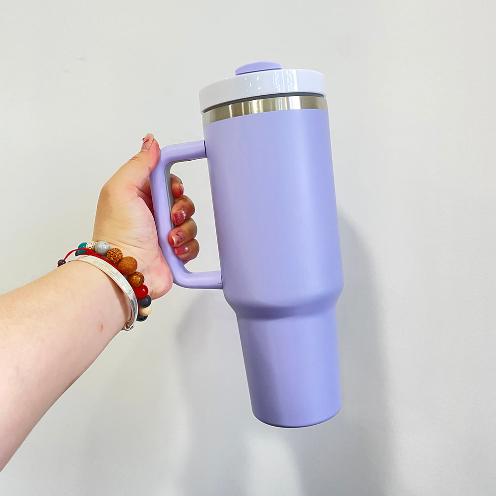sublimation matte colored H2.0 40oz quencher tumbler_miki