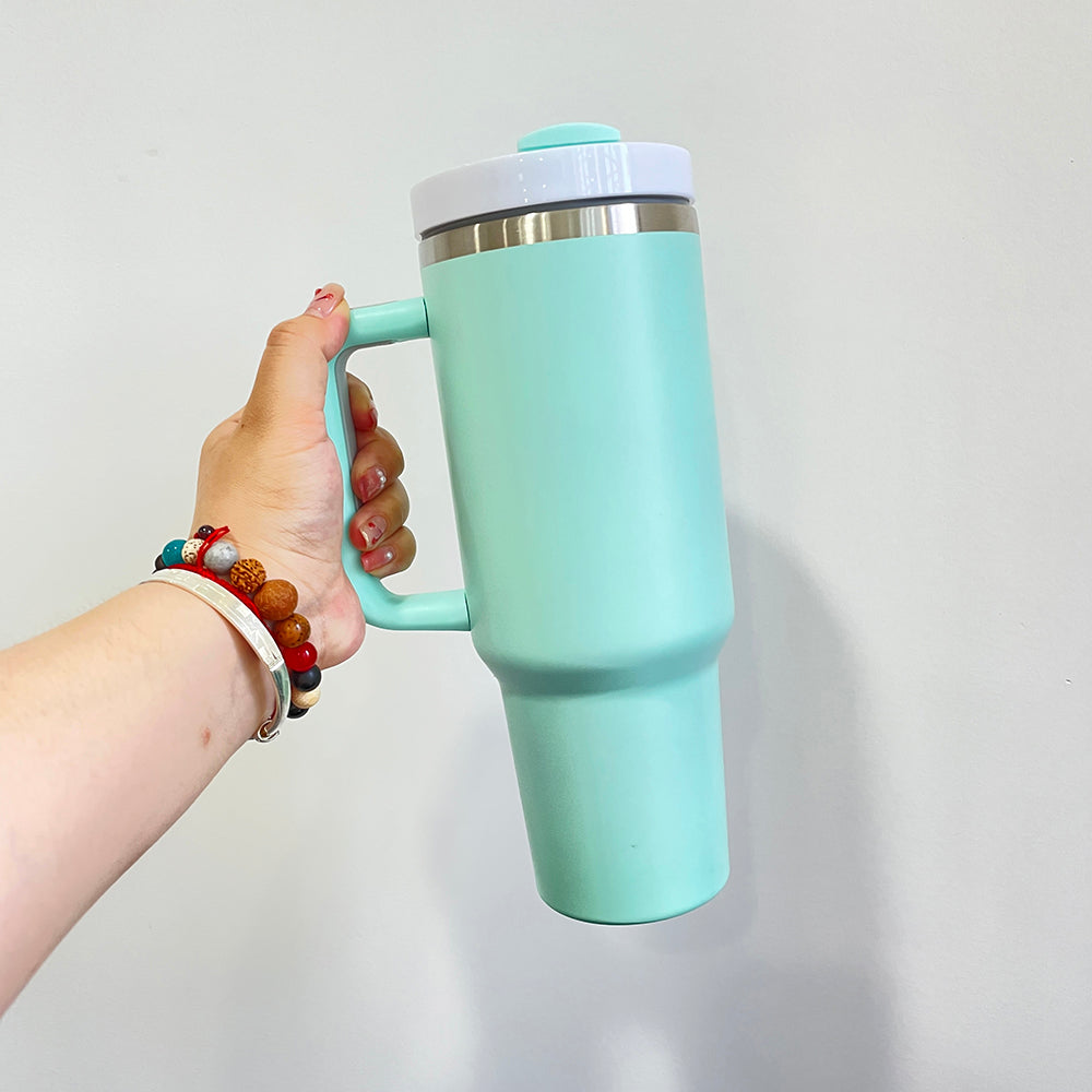 sublimation matte colored H2.0 40oz quencher tumbler_miki