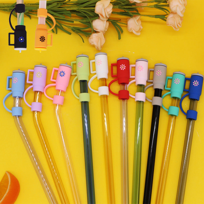 Wholesale Silicone Straw Stoppers Spill Proof Straw Caps for 40 oz Tumblers Suitable for 9-10 mm Straws_ miki