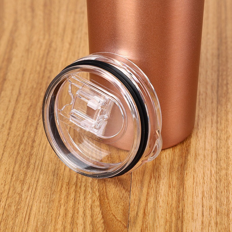 20oz skinny tumbwlrs with slide lid and colored straws for laser engraving_miki