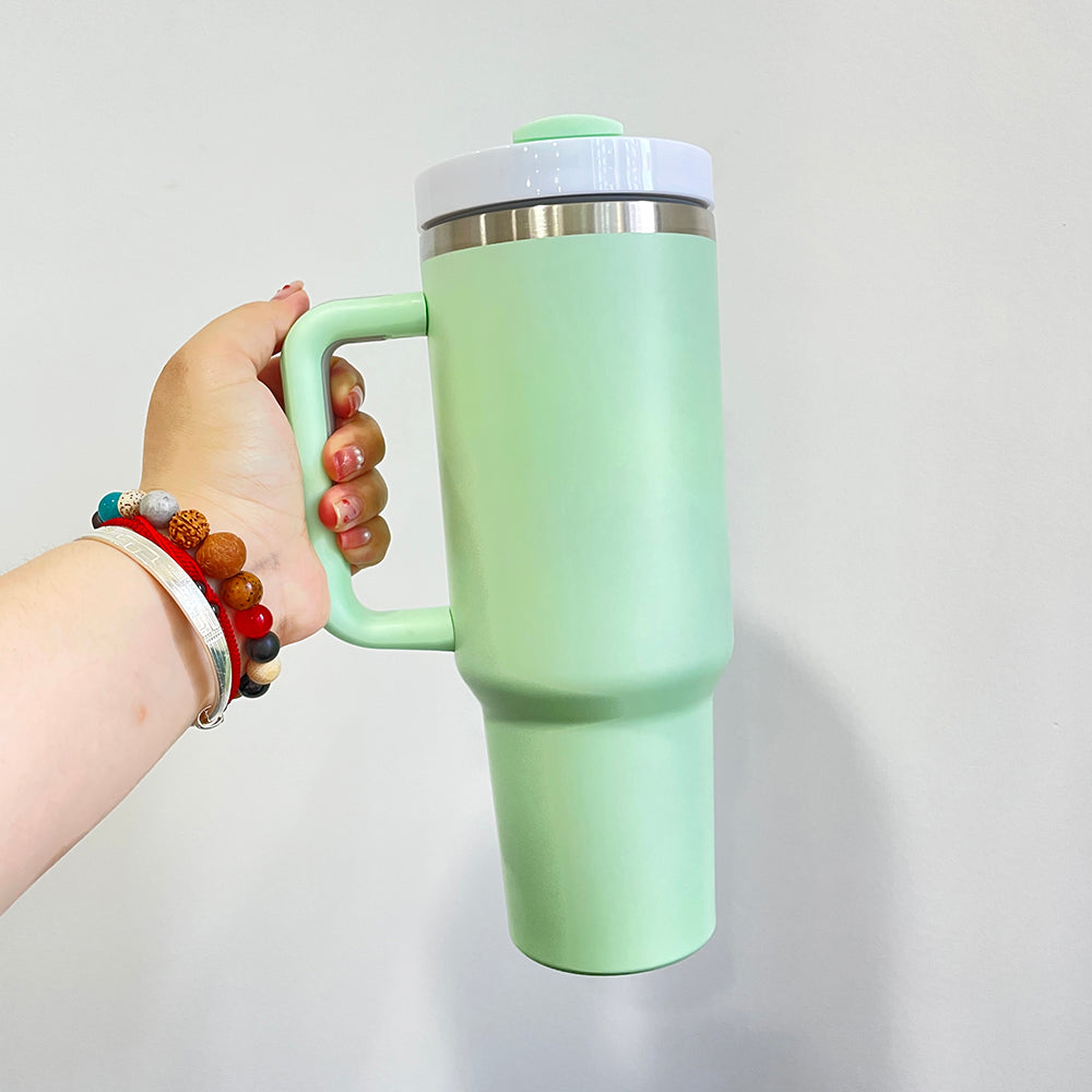 sublimation matte colored H2.0 40oz quencher tumbler_miki