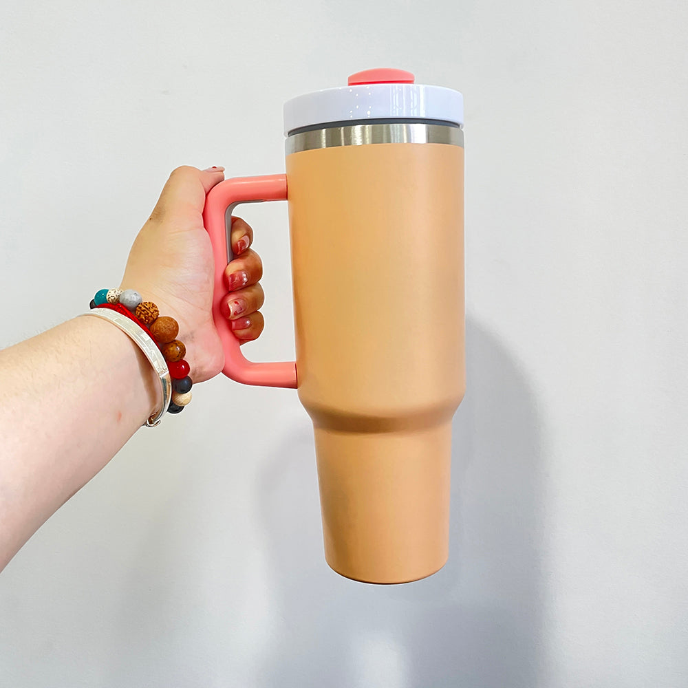 sublimation matte colored H2.0 40oz quencher tumbler_miki