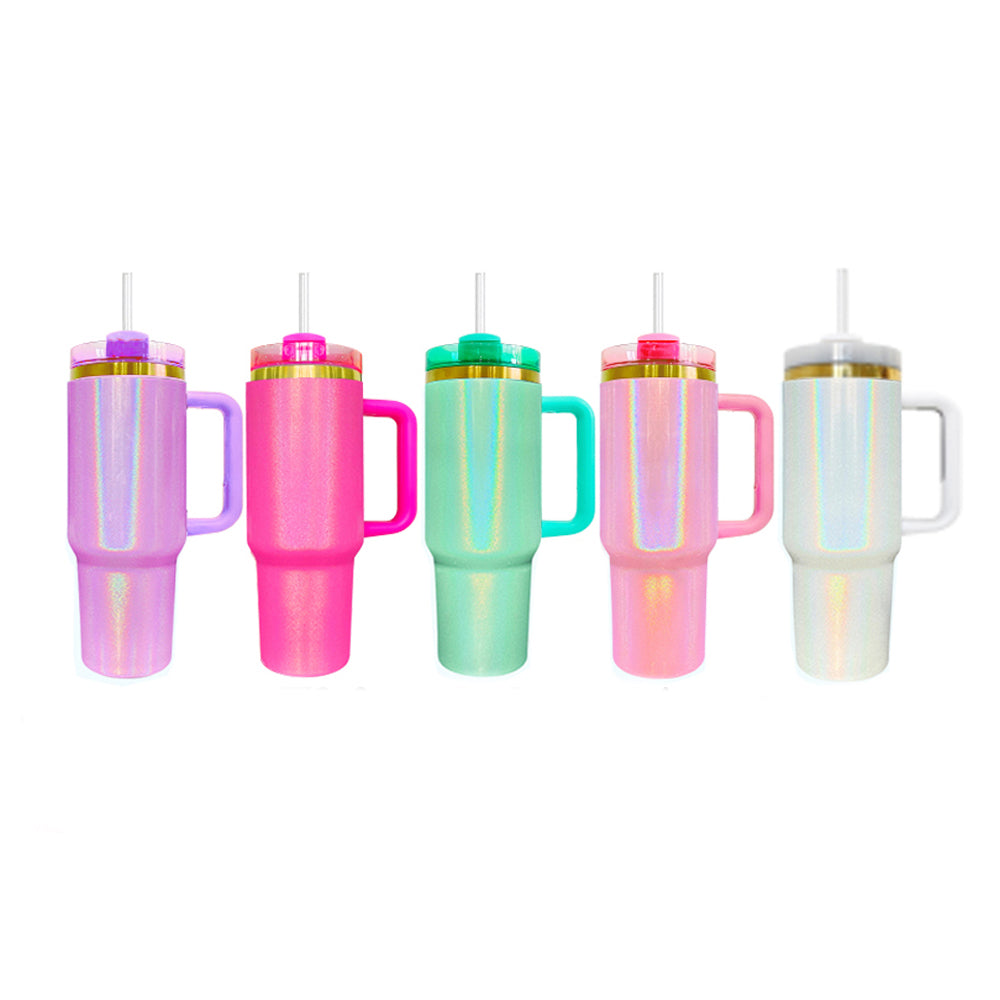 H2.0 gold plated 40oz shimmer tumbler for laser engraving and sublimation_miki