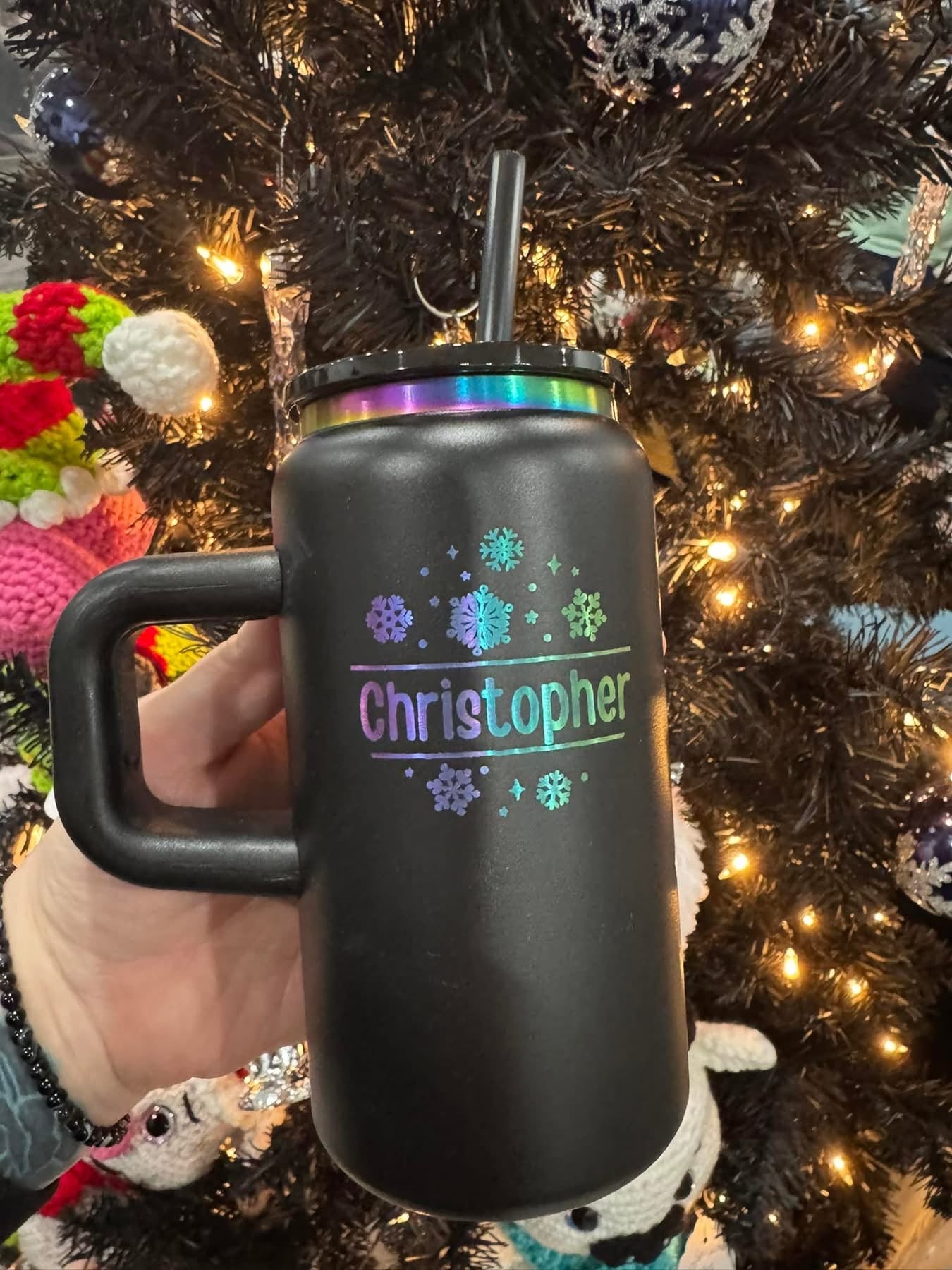 USA RTS_ rainbow underneath kids 16oz stainless steel can with removable handle for laser engraving and UV DTF wraps_miki
