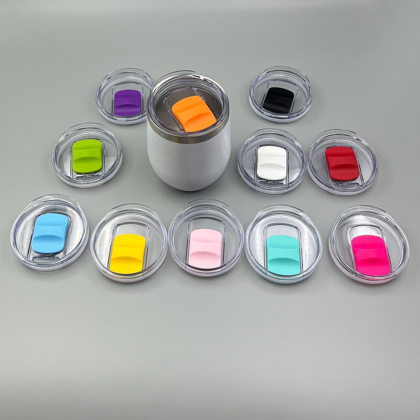 Magnetic lids for 20oz & 30oz car tumbler_Miki