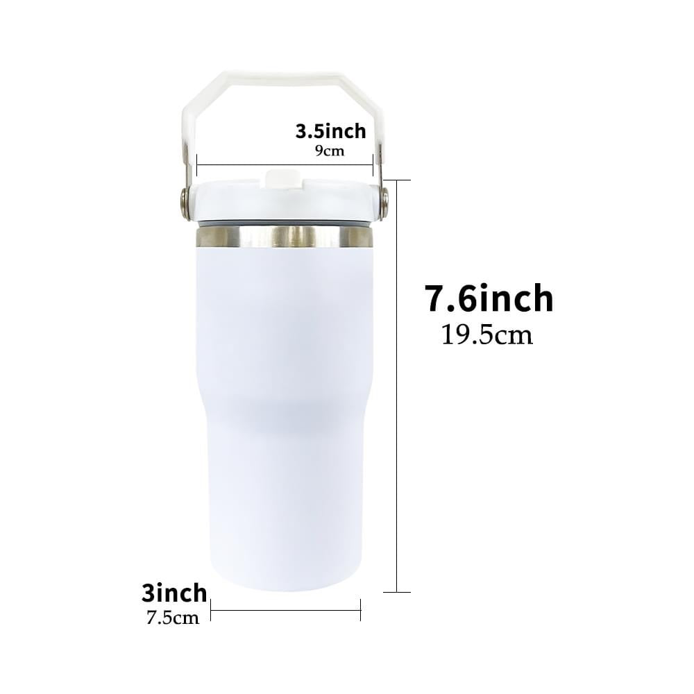 Sublimation Macaron Colored 20oz Kids Water Bottles with Flip Top Lid and Straw _miki