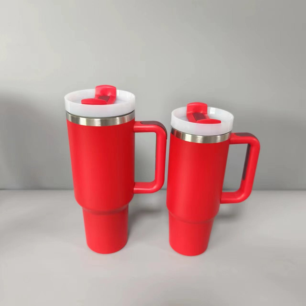 New colors powder coated 30oz 40oz stainless steel tumbler with lid and straw for laser engraving _miki
